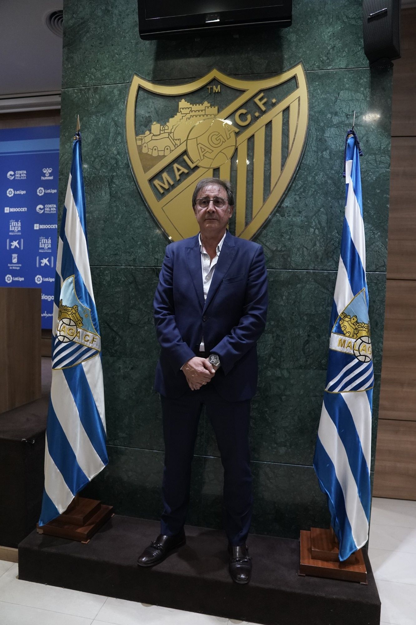 Presentación de Loren Juarros como nuevo director deportivo del Málaga CF