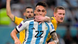 Argentina - Australia | Las ocasiones falladas de Lautaro