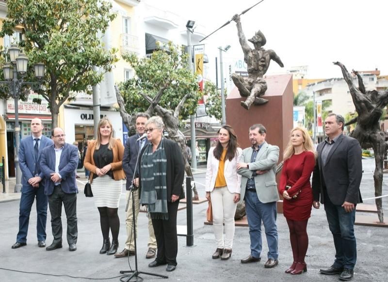 Los Quijotes de Aurelio Teno en Torremolinos