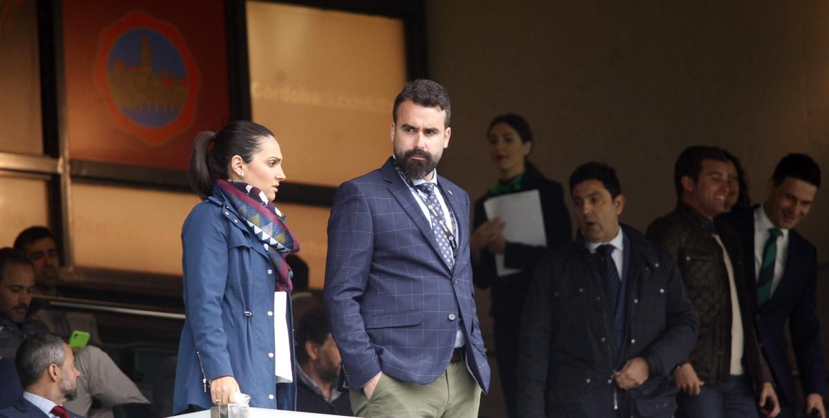 La afición cordobesista en el partido contra el Mallorca