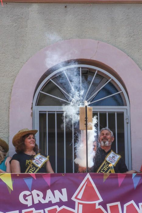 Chupinazo de las fiestas en Rojales