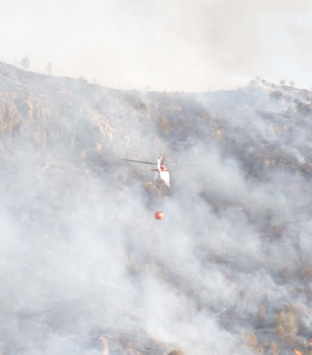 Incendio en la Sierra del Molino