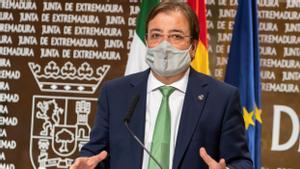 Rueda de prensa de Fernández Vara en Mérida