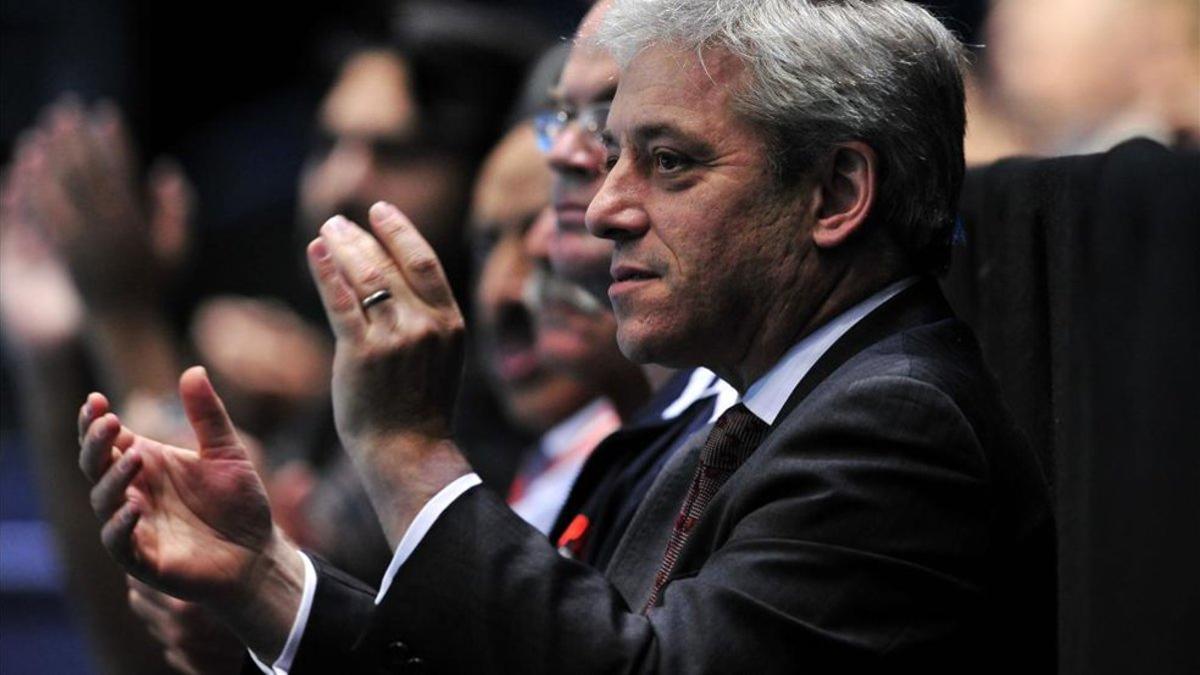 El portavoz de los Comunes, John Bercow