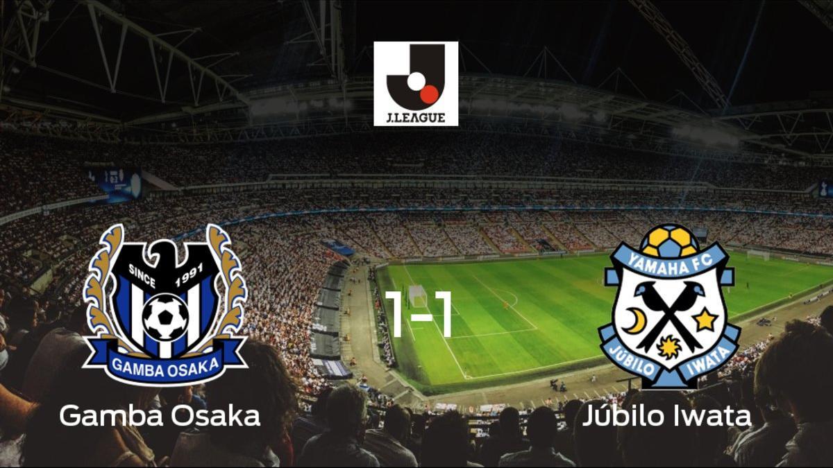 El Júbilo Iwata consigue un empate a 1 frente al Gamba Osaka