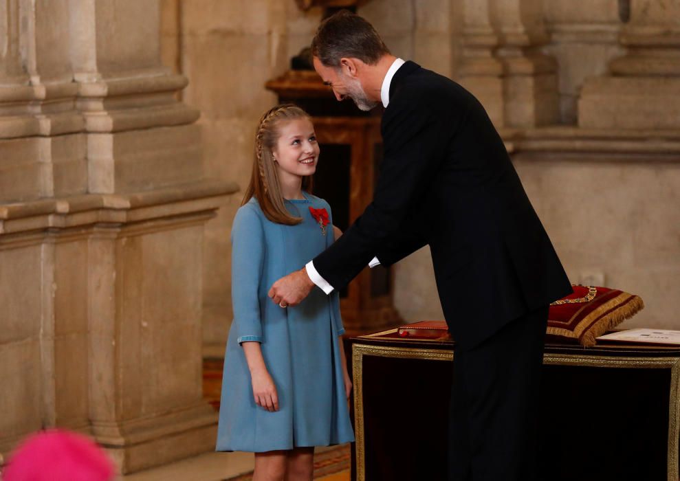 La Princesa Leonor recibe el Toisón de Oro