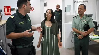 La directora general de la Guardia Civil se reúne con los responsables del cuerpo en Alicante