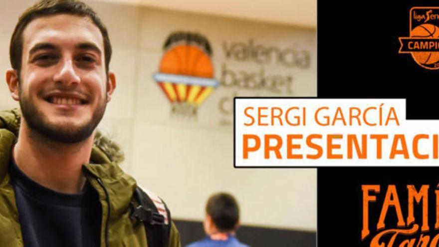 Día, hora y lugar de la presentación de Sergi García