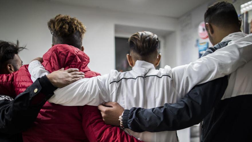 Menores tutelados en Valencia.