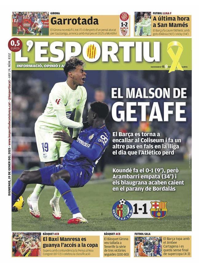 Estas son las portadas de la prensa deportiva de hoy, domingo 19 de enero del 2025