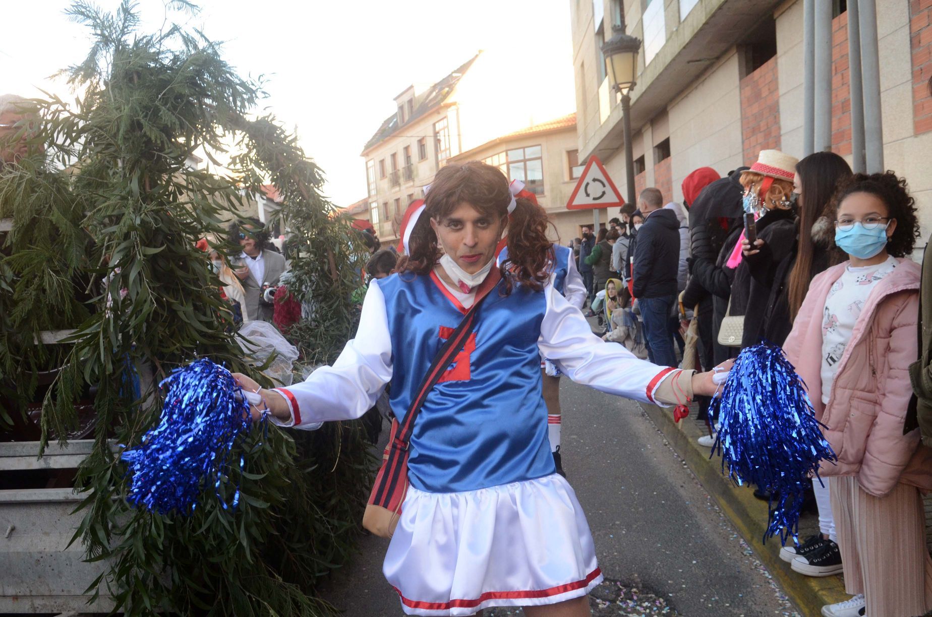 Desfile del Momo en Vilanova para despedir el Entroido 2022.