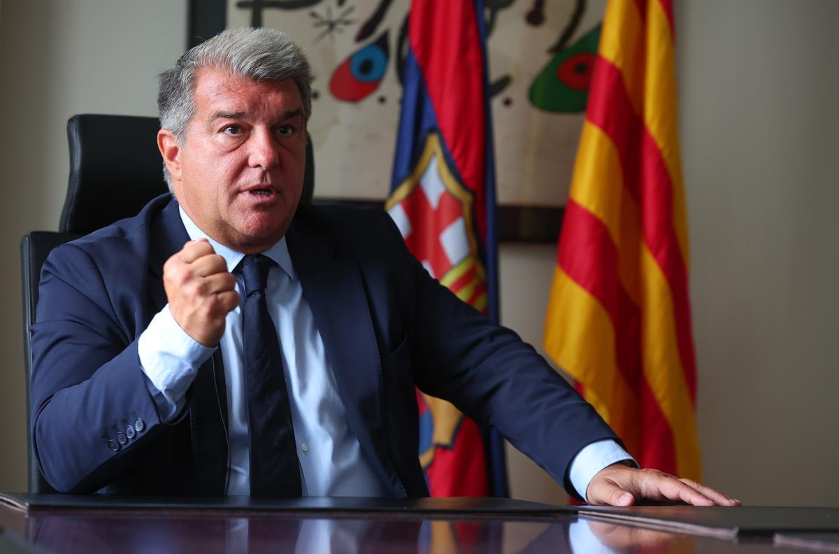 Joan Laporta repasa la actualidad deportiva del club en una extensa entrevista con SPORT