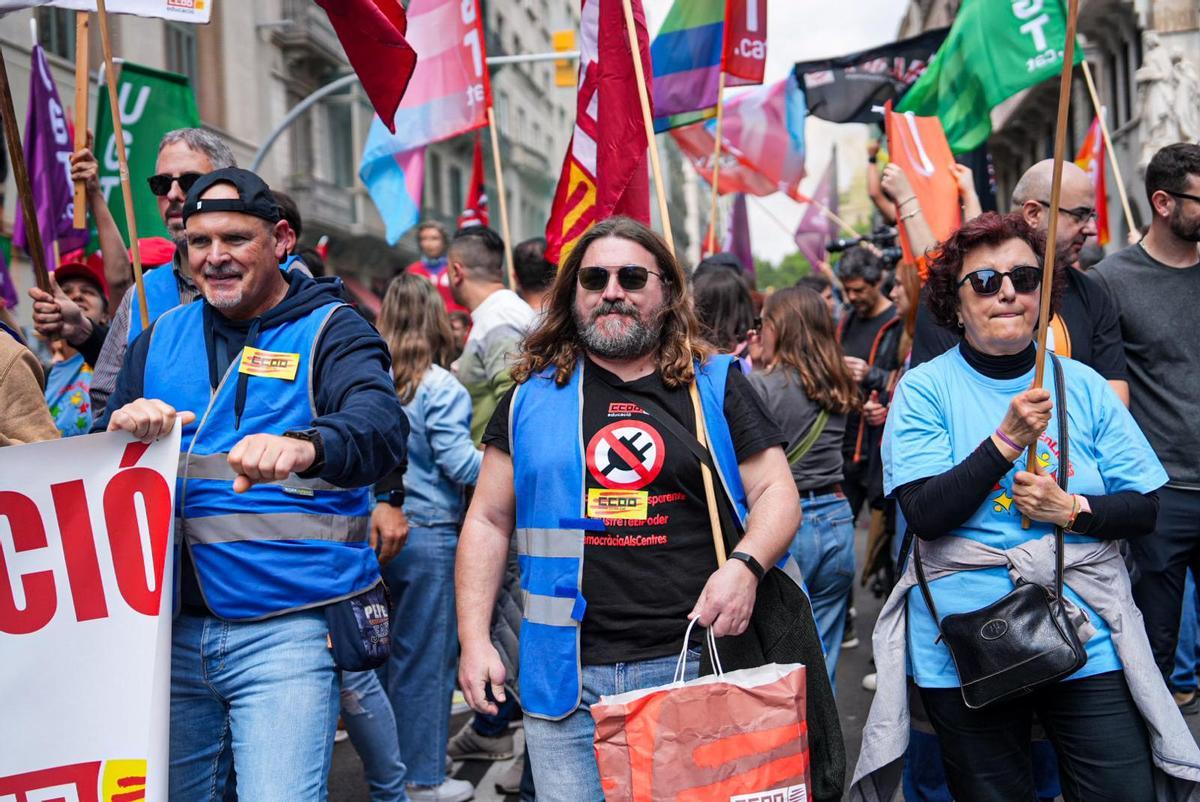 Celebración del 1 de Mayo en Barcelona