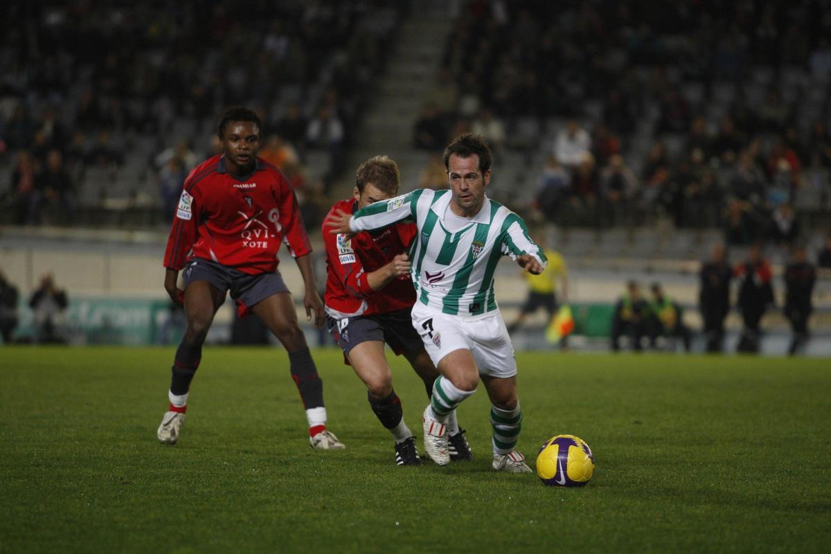 David Pérez Arteaga, en un encuentro con el Córdoba CF.