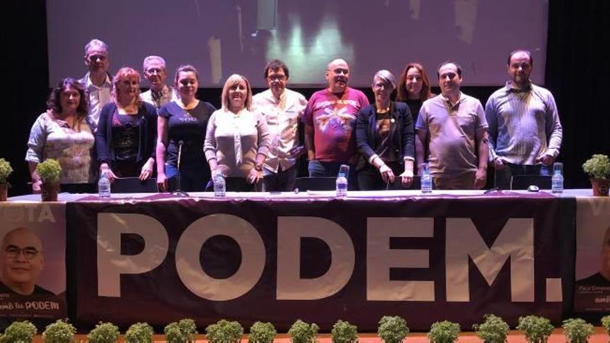 Presentación de Podemos, ayer, en la Casa de la Cultura.