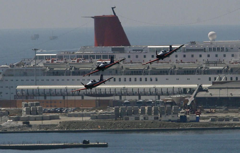 Así fueron los festivales aéreos de 2009 y 2010 en Málaga