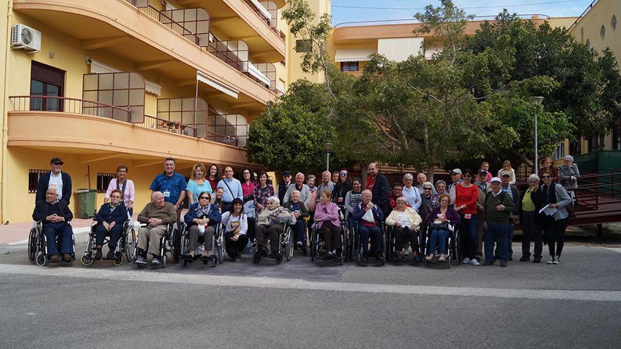 Jubilados de la ARPF en la residencia de San Juan.