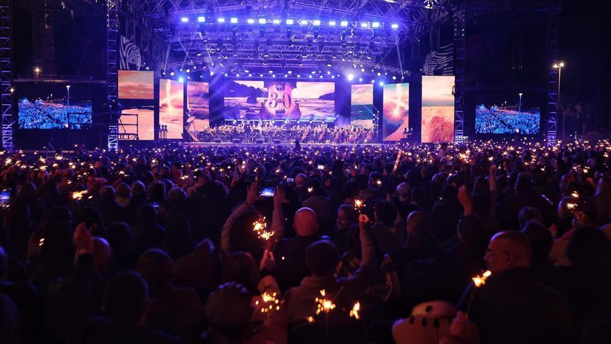 Un instante del concierto del pasado año, cuando el certamen cumplió 30 años.