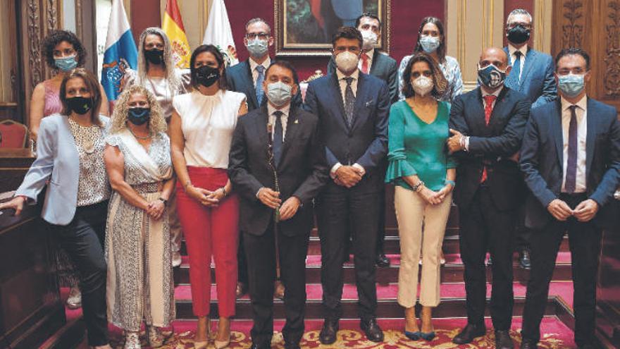 El equipo de Gobierno de Bermúdez.