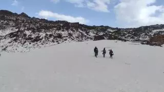 Blanca navidad en el Teide