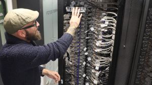 Centro de supercomputación en Santiago de Compostela (A Coruña, Galicia).