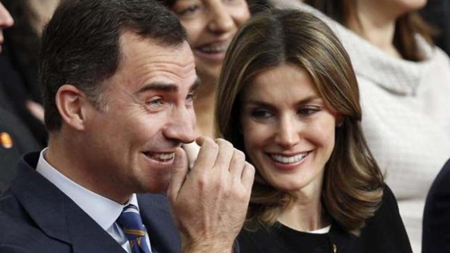 El príncipe Felipe junto a Doña Letizia.