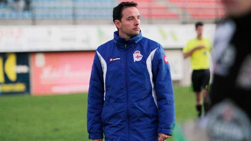 Tito Ramallo en su etapa como entrenador del Fabril.