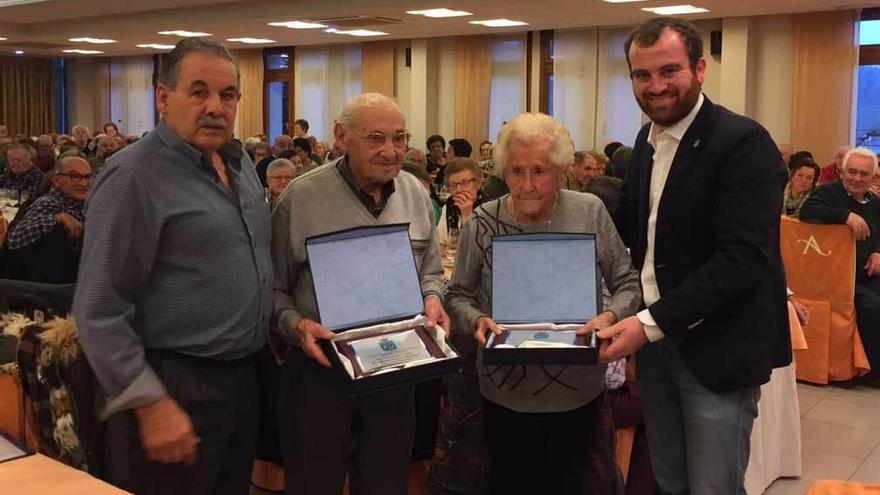 María Socorro Sánchez y Ceferino Ibáñez, jubilados de premio