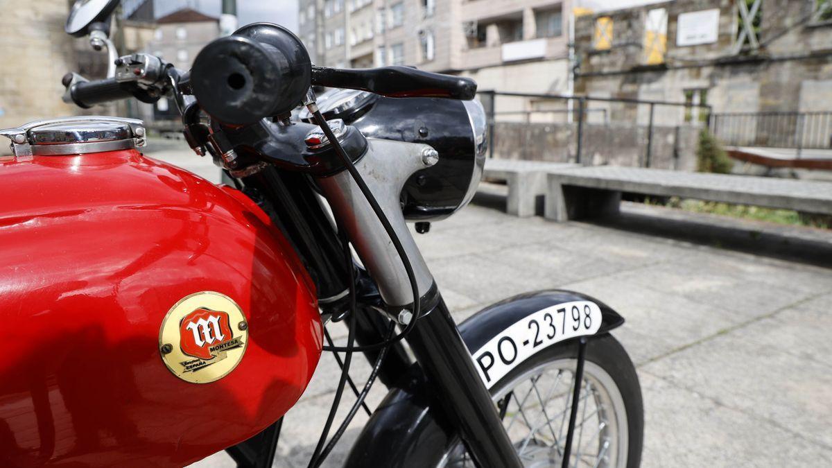 Detalle de la Montesa Impala.