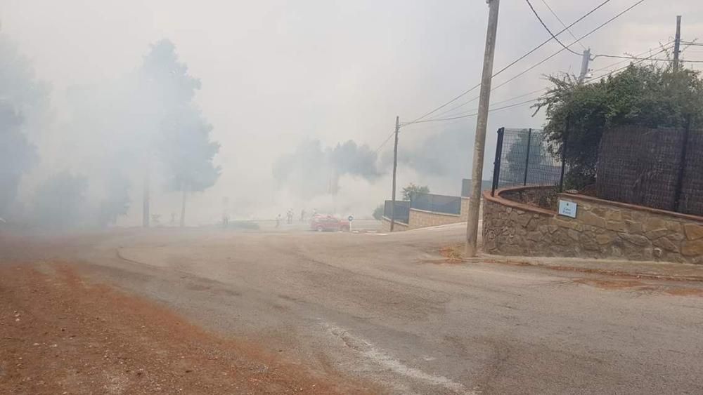 Segon incendi forestal a Artés