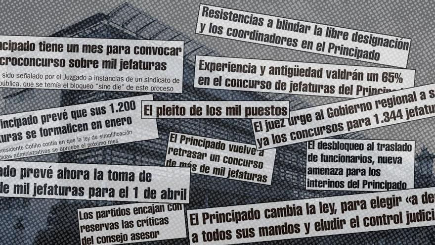 Doce años y cuatro gobiernos: el tortuoso concurso para mil jefaturas que por fin culmina en Asturias