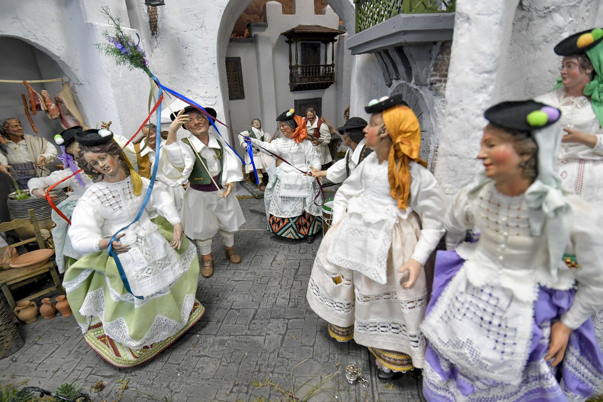 Inauguración del belén de Hiperdino