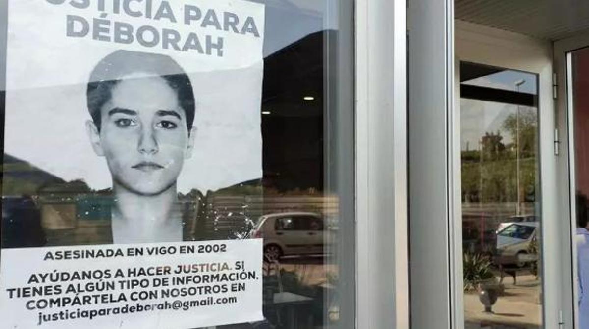 Uno de los muchos carteles que reclaman justicia para la joven viguesa.