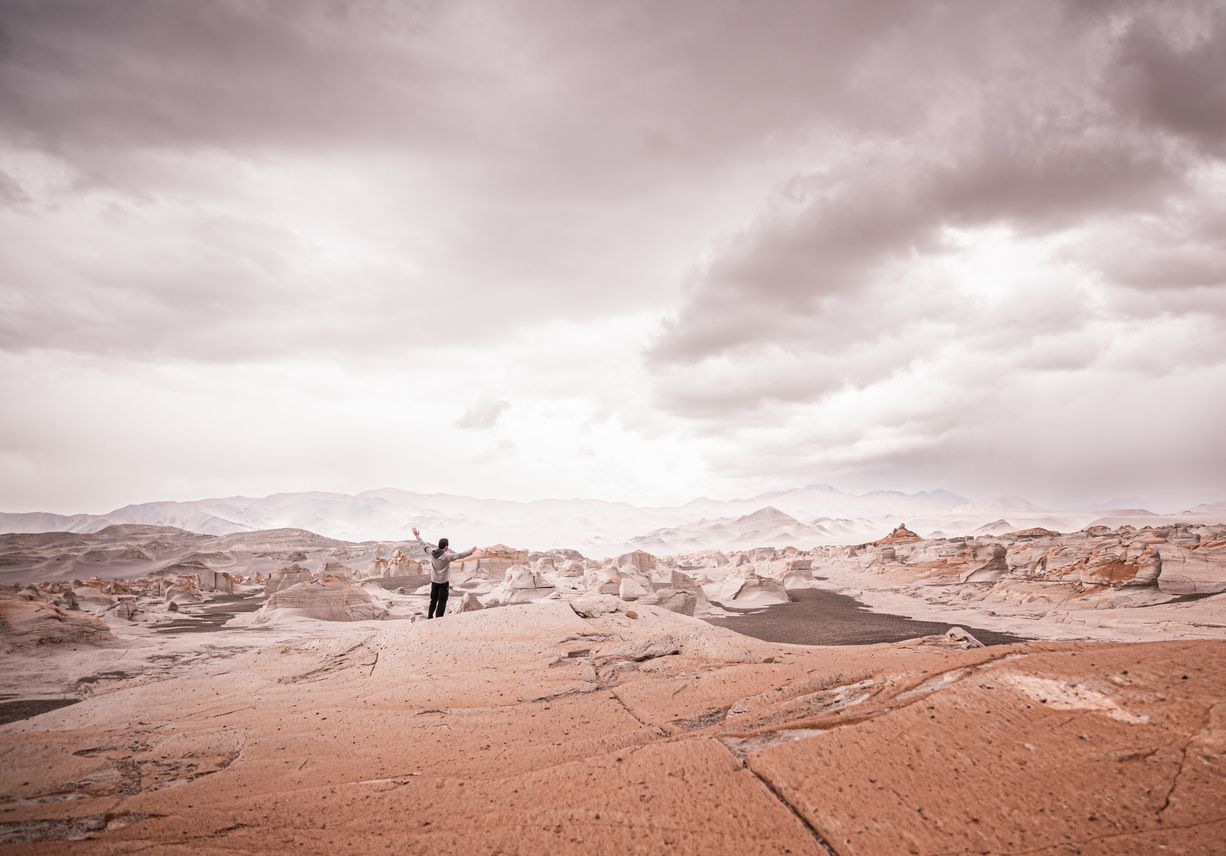 Campo de Piedra Pomez en Catamarca, Argentina.