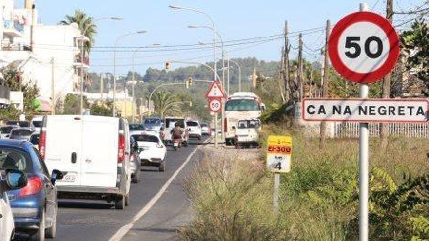 El tráfico en Ca na Negreta se redujo en verano de 2016 con respecto al de 2015