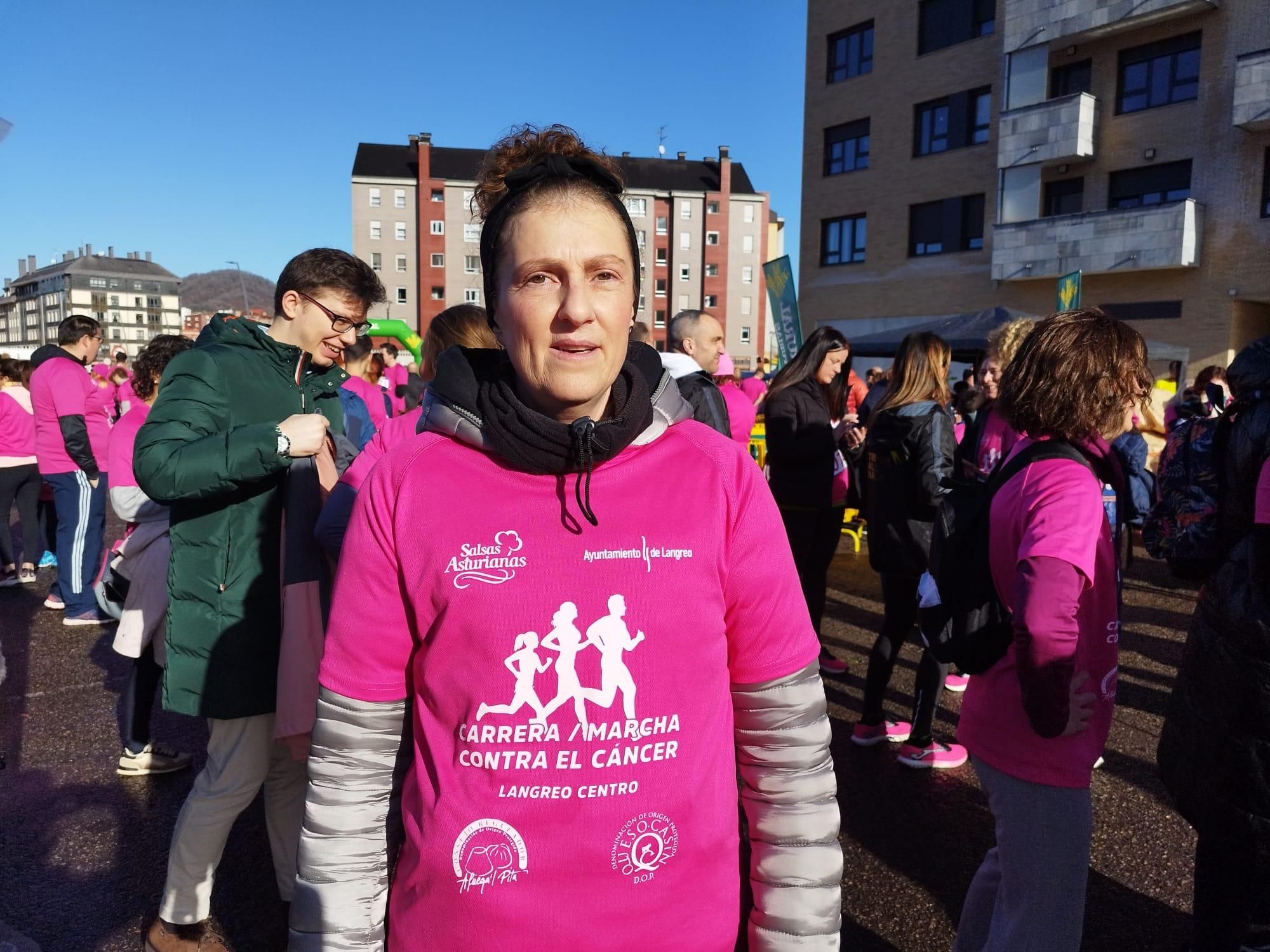 Primera carrera contra el cáncer en Langreo