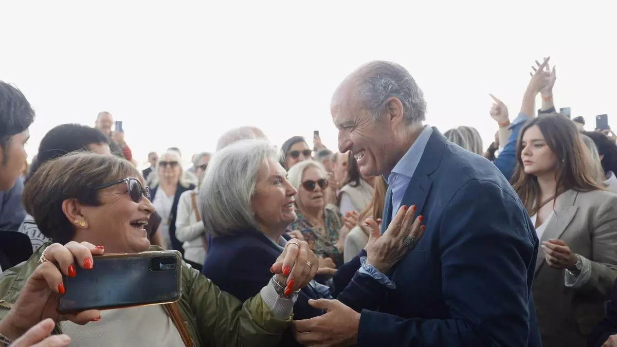 El PP valenciano califica de "acto privado" el arranque de campaña de Camps para liderar el partido