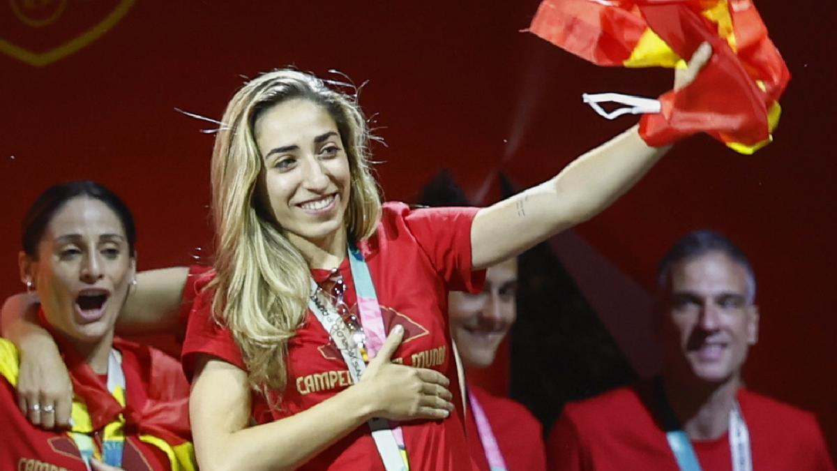 El conmovedor discurso de Olga Carmona en la gran fiesta de las campeonas del Mundial