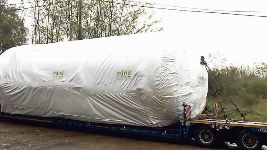 El recipiente a presión para la nueva planta de Heineken en Ruanda. // FdV