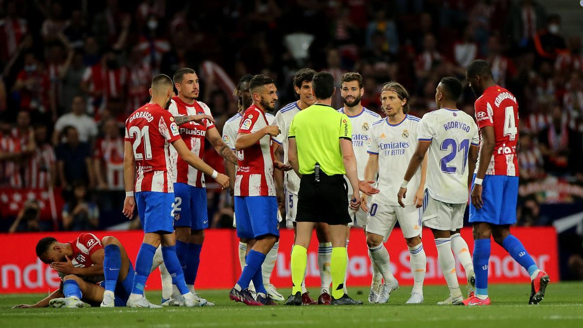 LaLiga Santander: Atlético - Real Madrid, en imágenes.