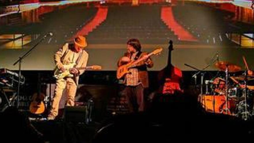 Els Rusties Blues Band, en una de les darreres actuacions