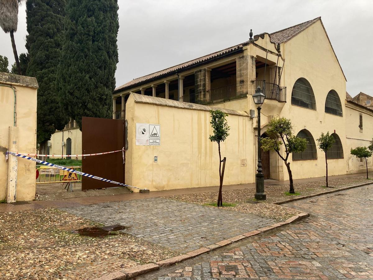 Parte de la puerta, tras la retirada de la hoja que entrañaba peligro.