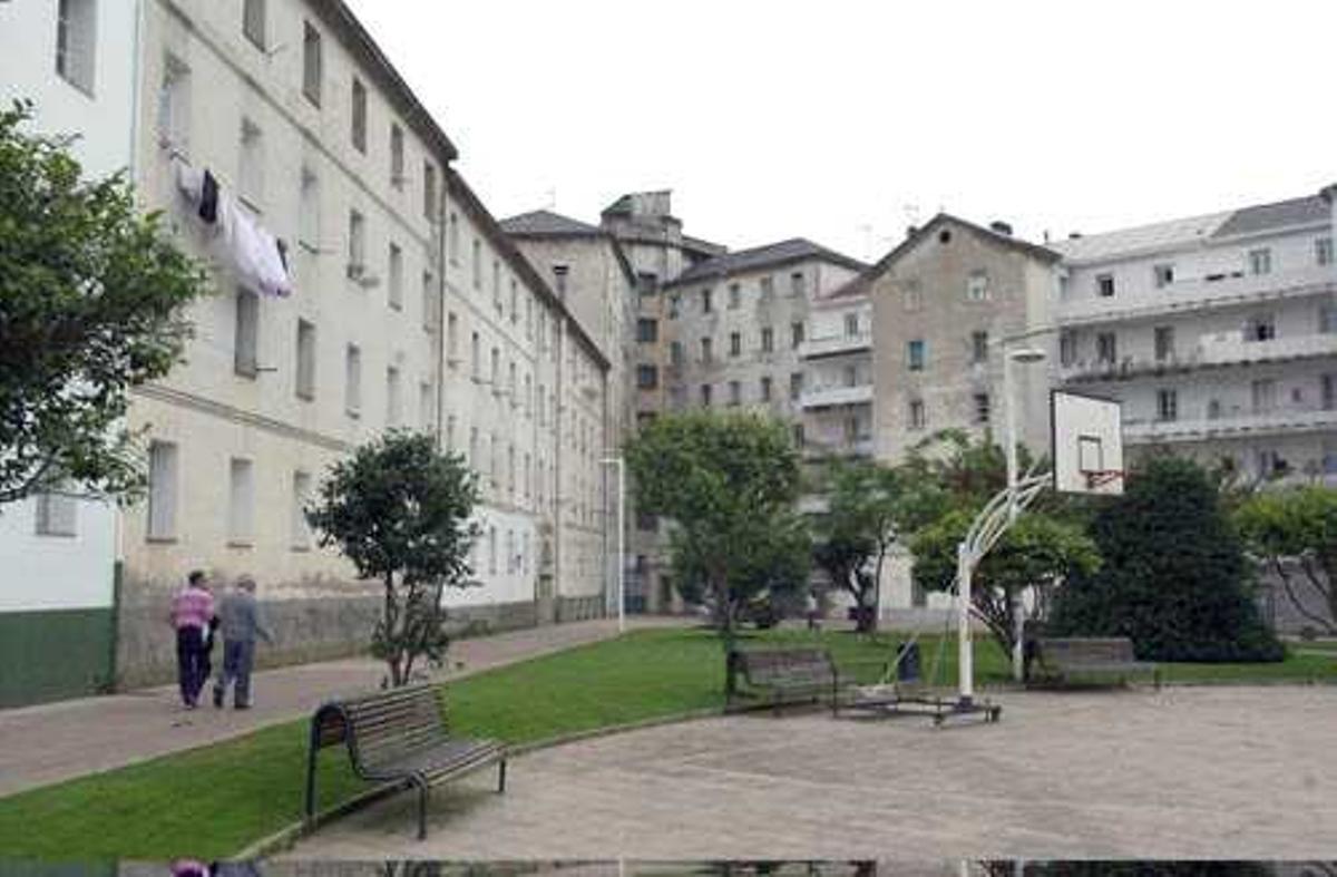 Viviendas del barrio ferrolano de Recimil.