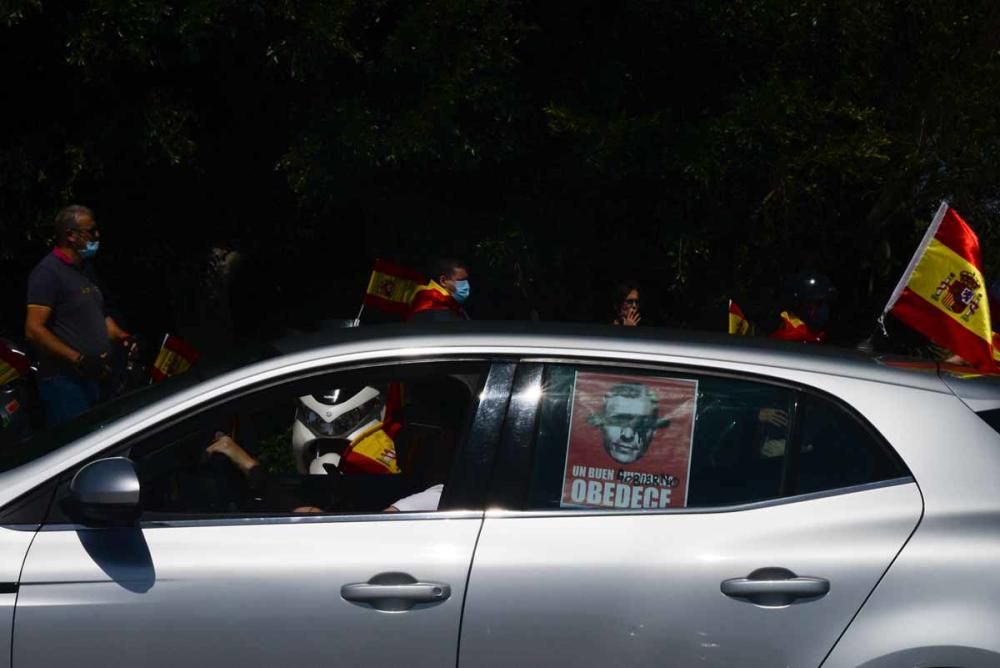 Caravana de Vox en Málaga contra el Gobierno