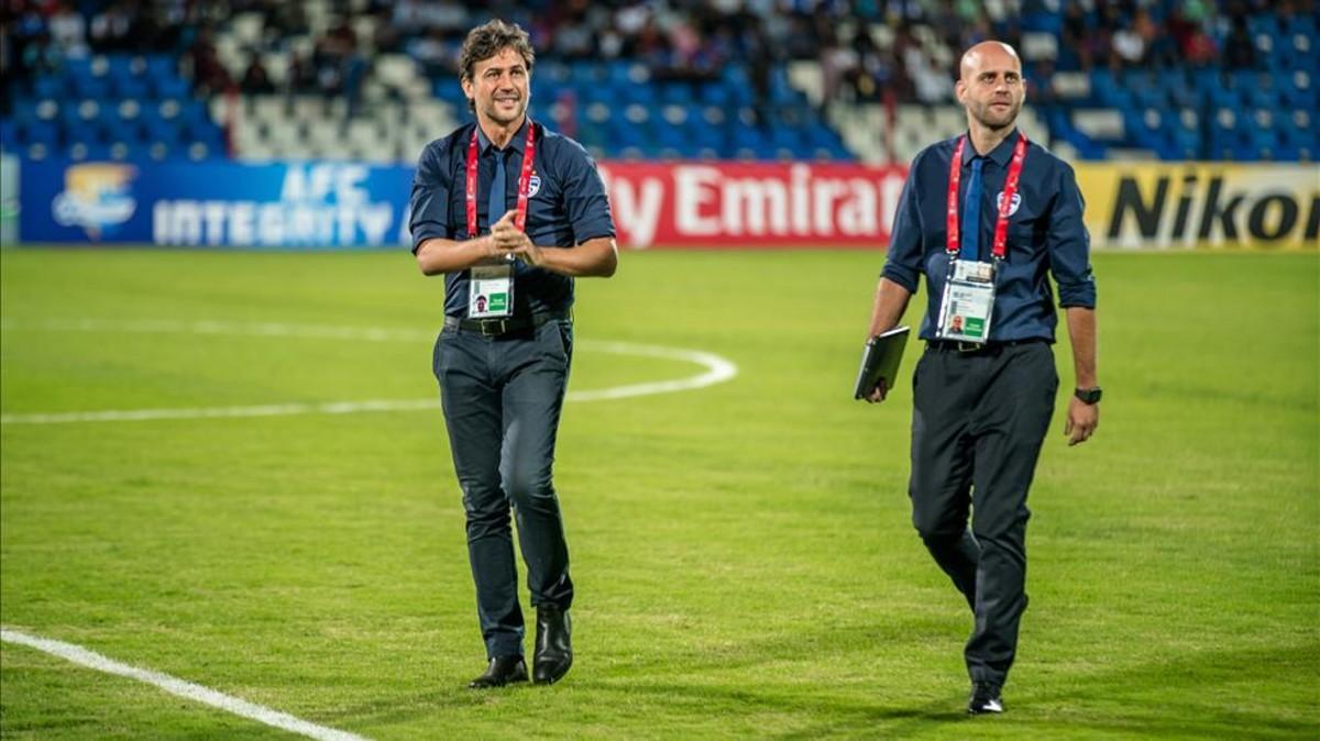 Carles Cuadrat y Gerard Zaragoza dirigen al Bengalurur FC Carles Cuadrat y Gerard Zaragoza dirigen al Bengalurur FC
