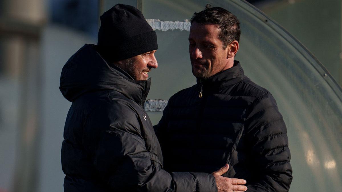Flick y Belletti, en una imagen de archivo
