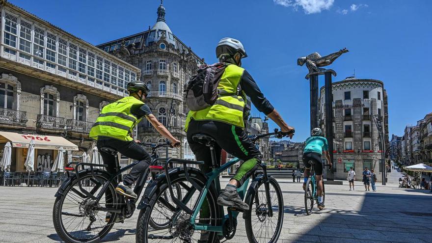 De rutas en bici para turistas a propuestas para vecinos de Vigo: «Hay miedo a empezar»