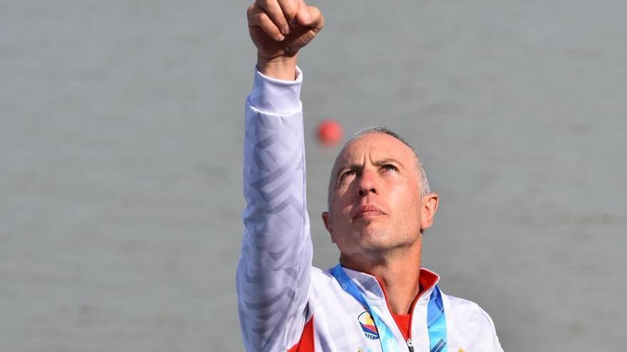 Juan Antonio Valle, campeón mundial de piragüismo en Hungría