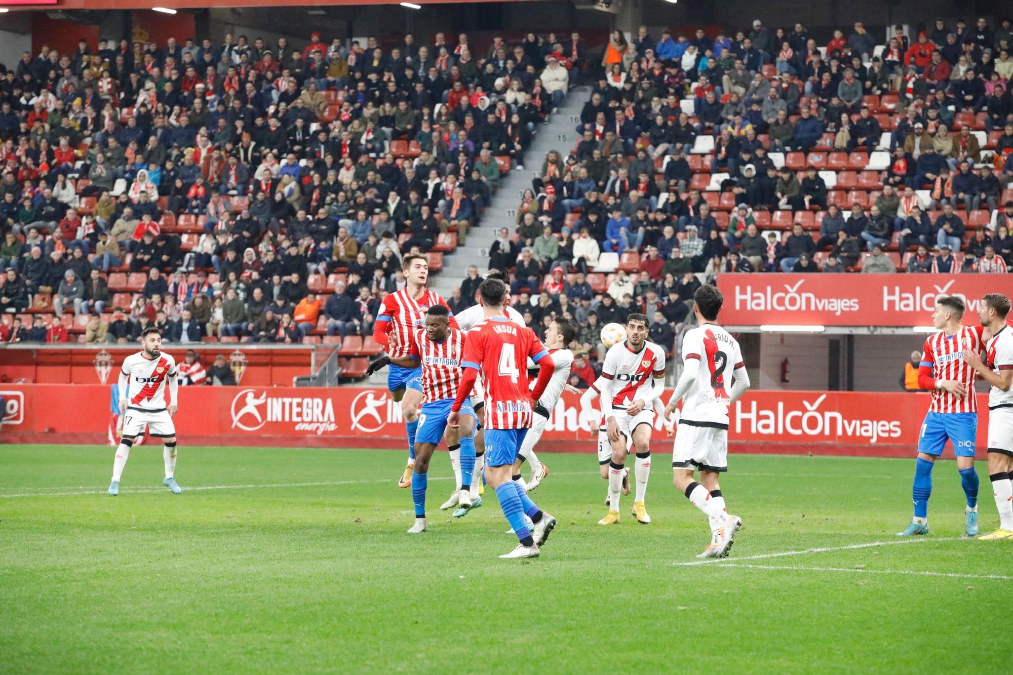 En imágenes: así fue el duelo copero entre Sporting y Rayo