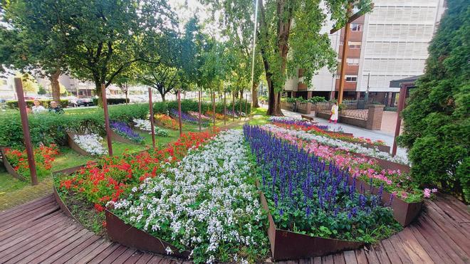 El "Jardím do Arco-Iris" que Ponte de Lima regaló a Vigo